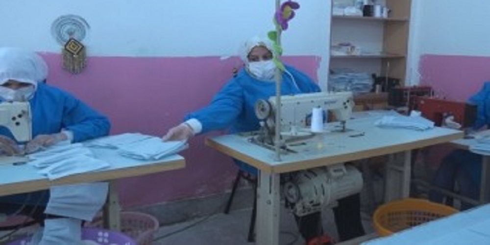 تولید روزانه ۴۰۰۰ هزار ماسک در شهرستان خوسف